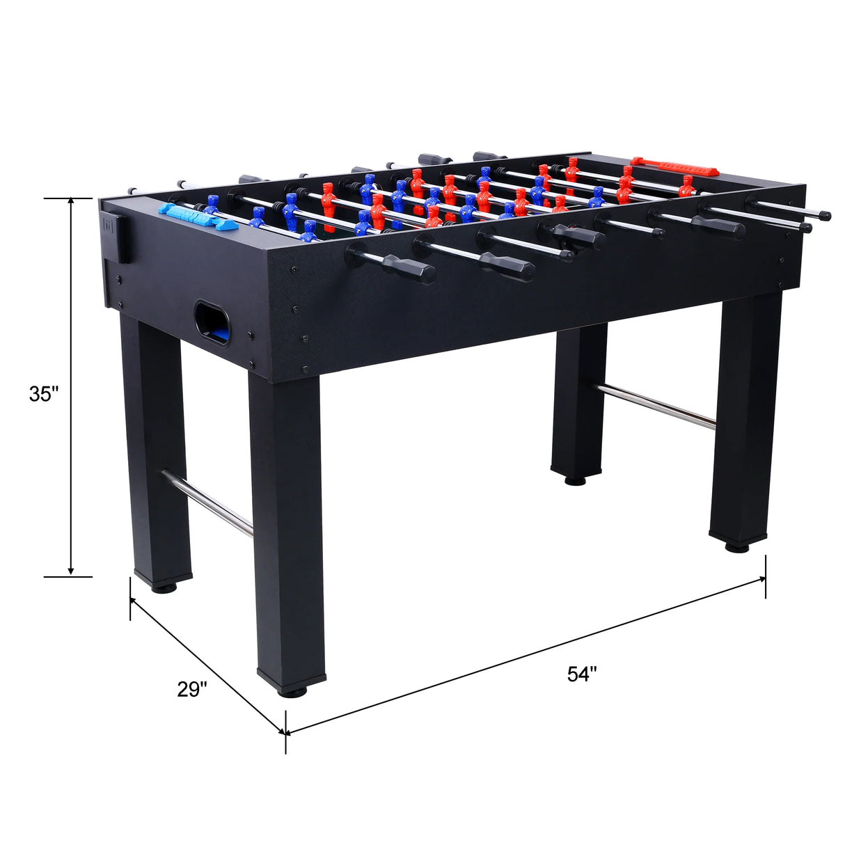 54-Inch Hurricane Foosball Table With Light Cherry Finish - Omega Lifestyles
