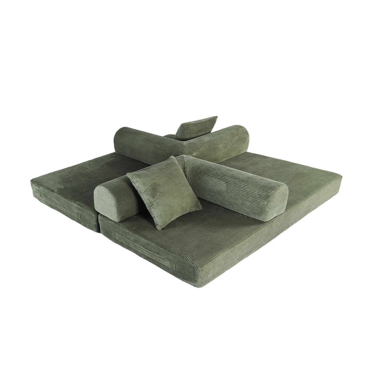 Foldable Memory Foam Sofa Bed With Pillows - Omega Lifestyles