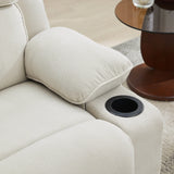 Ivory Remote-Controlled Heated Massage Assistive Recliner - Omega Lifestyles