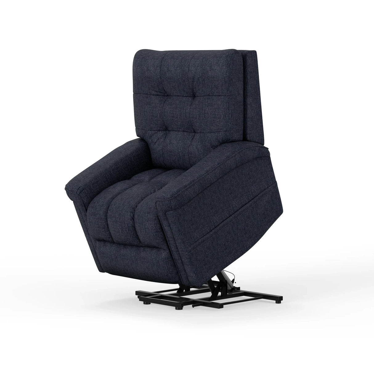 Velour Power Lift Recliner Chair With USB Port - Omega Lifestyles