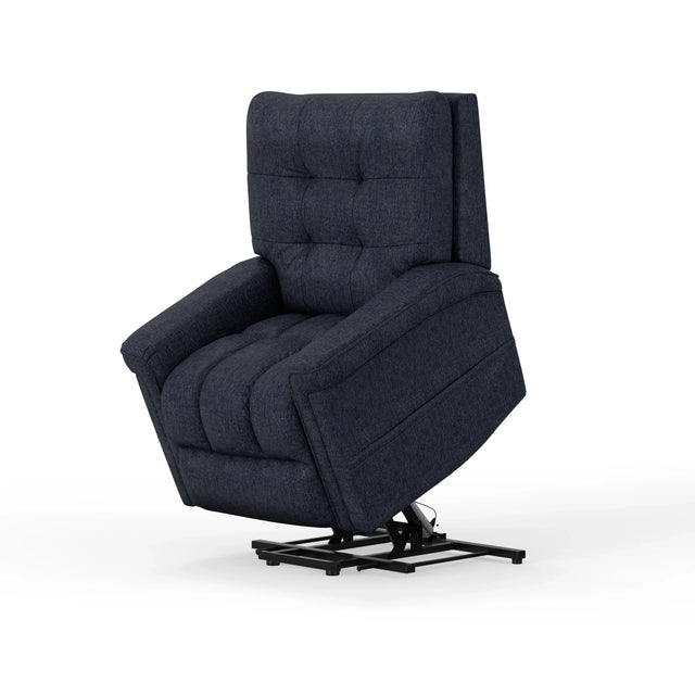 Velour Power Lift Recliner Chair With USB Port - Omega Lifestyles
