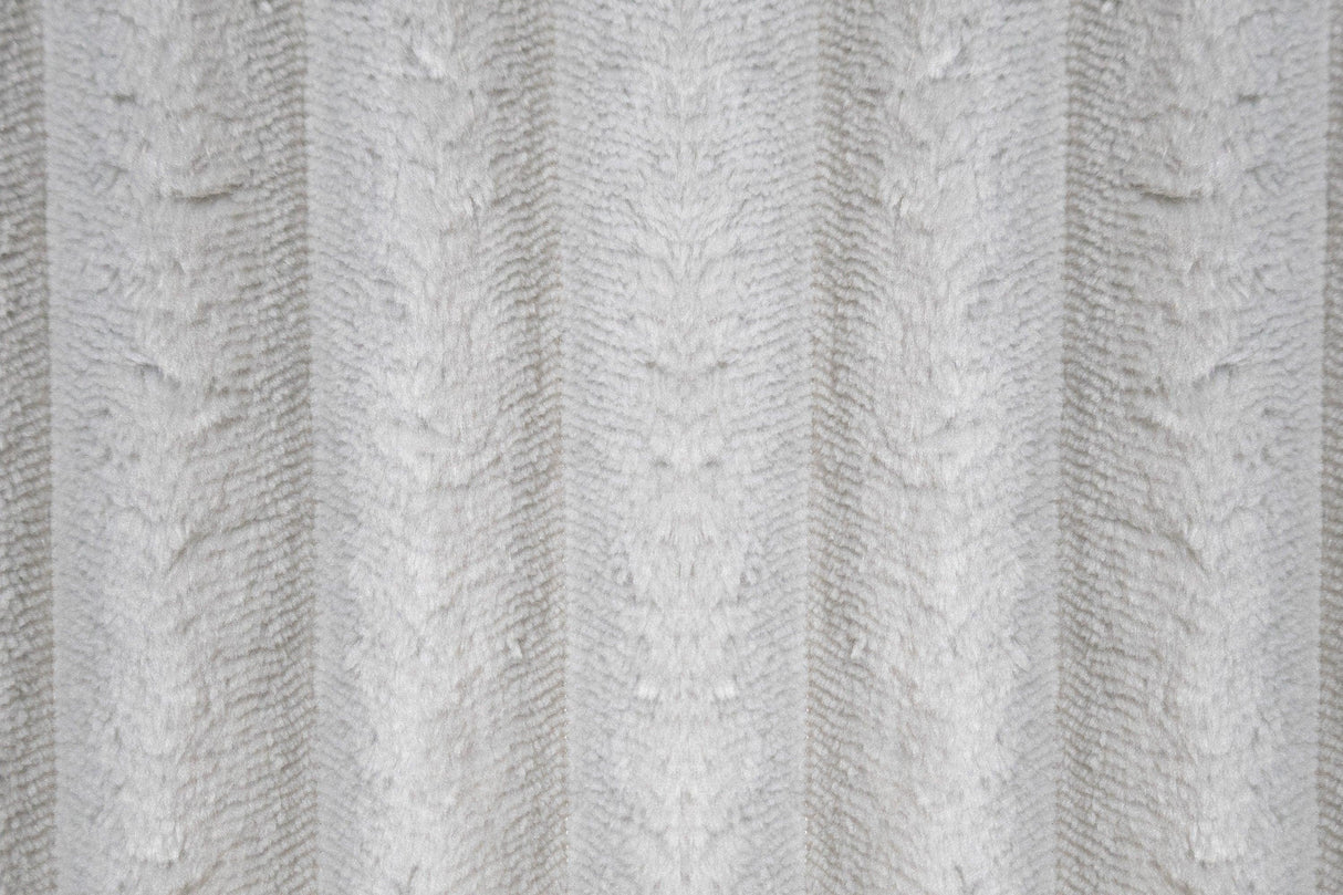 Contemporary Ash Color Fur-Like Corduroy Recliner Chair - Omega Lifestyles