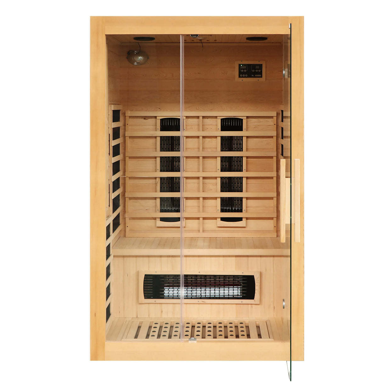 2 to 3 Person Hemlock Wood Low EMF Far Infrared Sauna - Omega Lifestyles