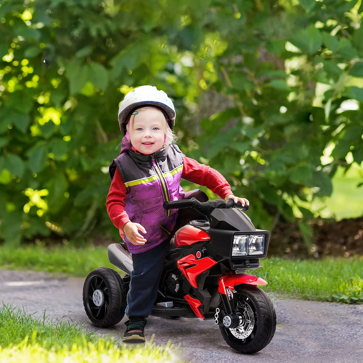 6V Battery-Operated Kids Motorcycle Ride-On Toy - Omega Lifestyles