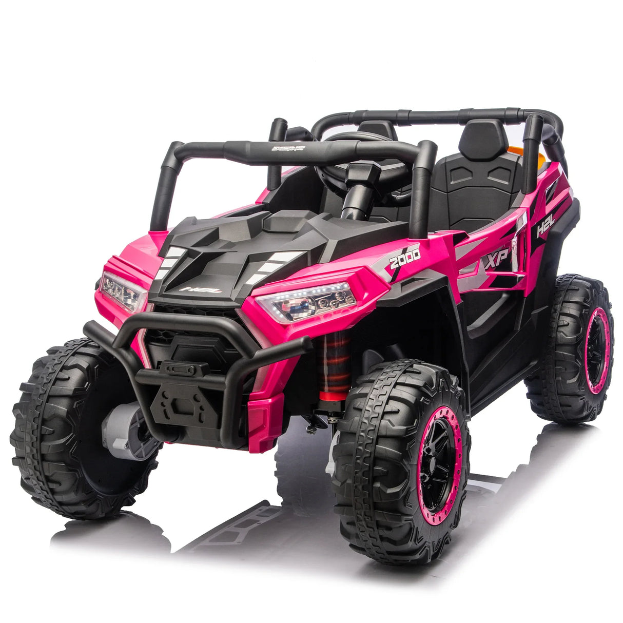 24V Dual-Seat Kids Ride-On UTV With Remote Control - Omega Lifestyles
