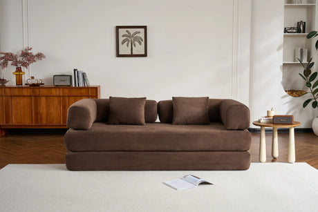 Convertible Corduroy 4-in-1 Sleeper Sofa Bed - Omega Lifestyles