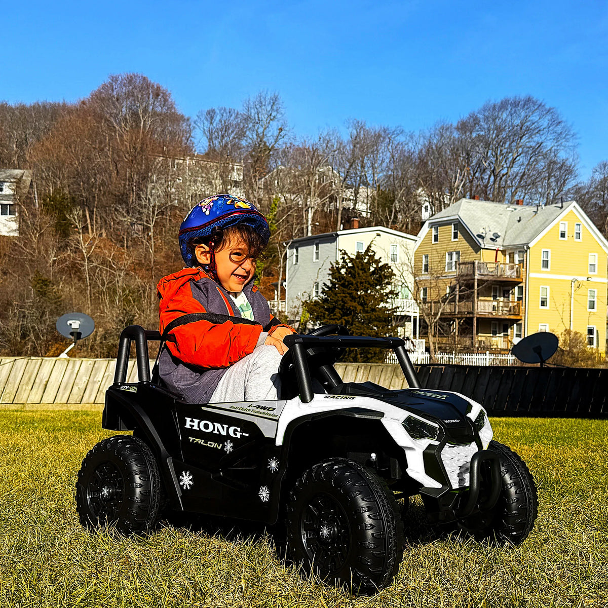 12V Remote Control Kids Electric Ride On Car With Seatbelt - Omega Lifestyles