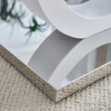 Modern Minimalist Glass Top MDF Coffee Table - Omega Lifestyles