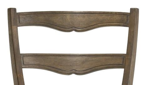 Light Brown Oak Round 5-Piece Dining Room Set - Omega Lifestyles