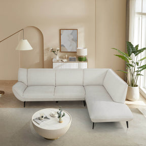 Large Combination 5-Seat Two-Tone Cotton Linen Sofa - Omega Lifestyles