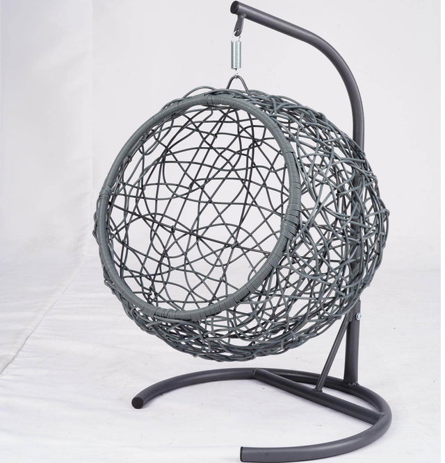 Indoor Hanging Cat Hammock Bed With Stand And Cushion - Omega Lifestyles