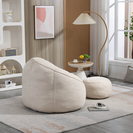 Microfiber Foam Filled Bedding Bean Bag Chair - Sleep Galleria