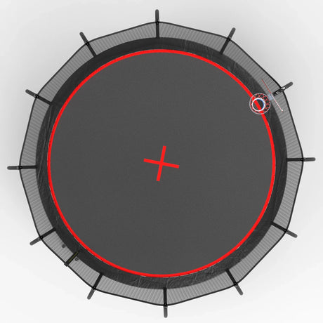 16-Foot Outdoor Galvanized Steel Garden Trampoline - Omega Lifestyles