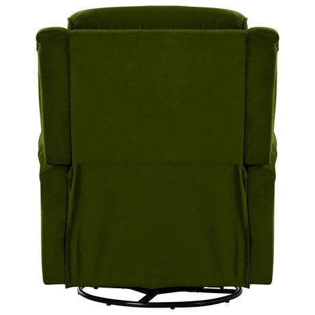 Modern Velvet Adjustable Backrest Swivel Recliner Chair - Omega Lifestyles