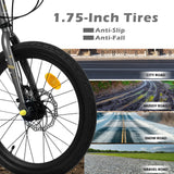 Kids 20-Inch Steel Frame 7-Speed Dual Disc Bike - Omega Lifestyles