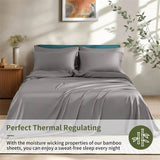 Luxury 100 Percent Bamboo Breathable Bed Sheets Set - Sleep Galleria