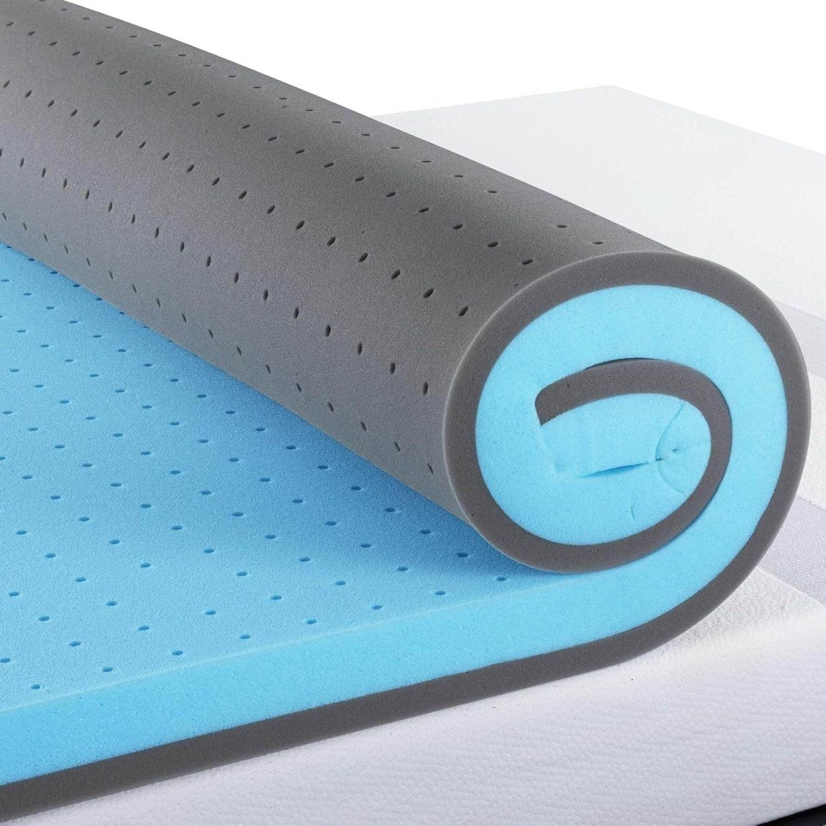 3-Inch Gel Infused Memory Foam Mattress Topper for Pressure Relief - Sleep Galleria