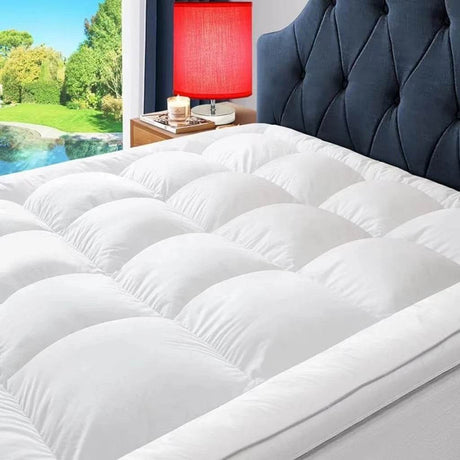 Extra Thick Supportive Quilted Mattress Topper - Sleep Galleria