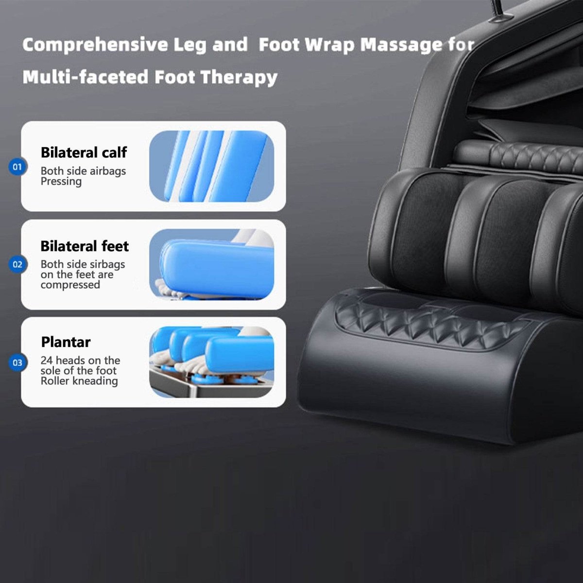 Massage Chair Full Body Zero Gravity Recliner - Sleep Galleria