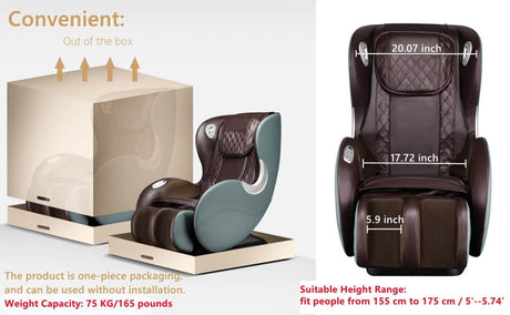 SL Track Full Body and Shiatsu Recliner - Sleep Galleria
