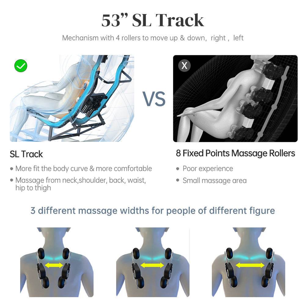 Zero Gravity Shiatsu Massage Chair Full Body - Sleep Galleria