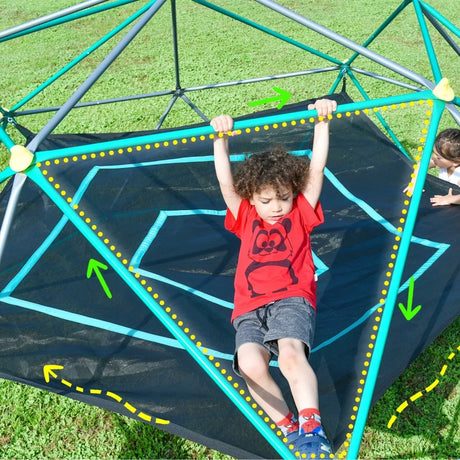 12-Foot Rust Resistant Metal Kids Climbing Dome - Omega Lifestyles