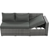 6-Piece All-Weather Hand-Woven PE Rattan Outdoor Sofa Set - Omega Lifestyles