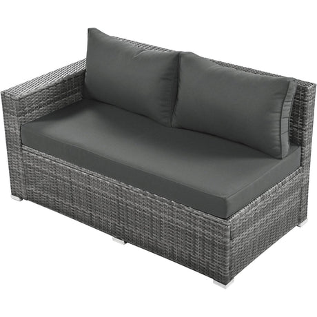 6-Piece All-Weather Hand-Woven PE Rattan Outdoor Sofa Set - Omega Lifestyles