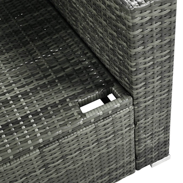 6-Piece All-Weather Hand-Woven PE Rattan Outdoor Sofa Set - Omega Lifestyles