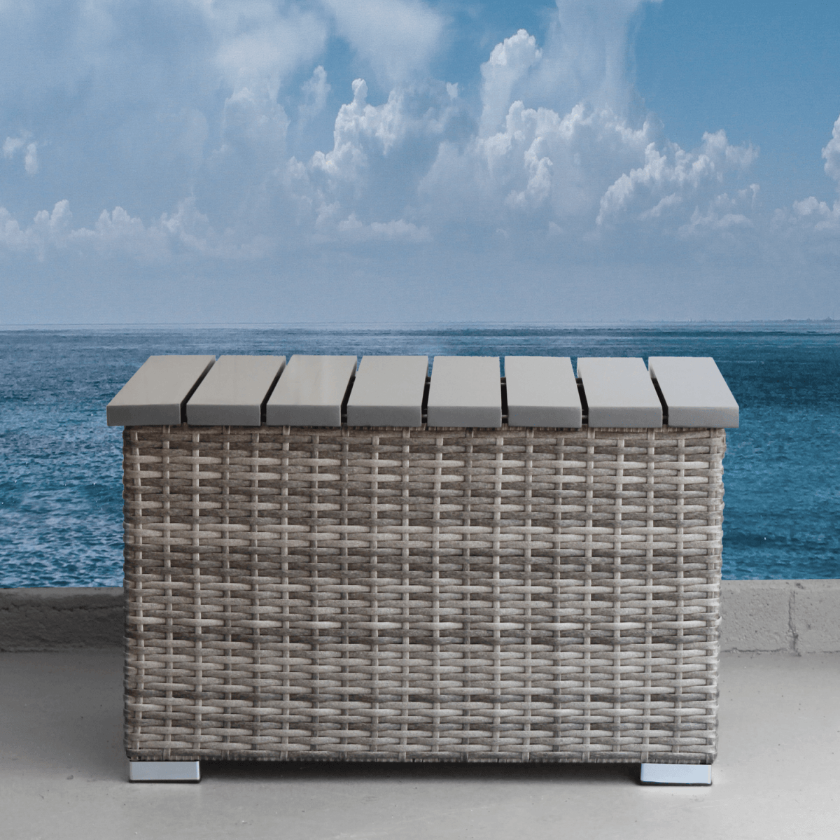 6 - Piece Weather - Resistant Wicker Outdoor Sofa Set With Cushions - Dreamtide - Omega Lifestyles