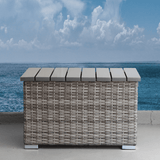 6 - Piece Weather - Resistant Wicker Outdoor Sofa Set With Cushions - Dreamtide - Omega Lifestyles