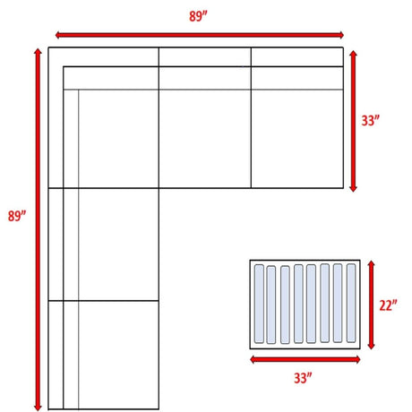 6 - Piece Weather - Resistant Wicker Outdoor Sofa Set With Cushions - Dreamtide - Omega Lifestyles
