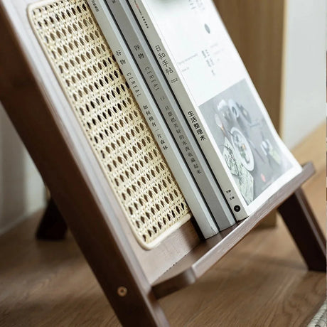 Boho Bamboo Rattan Nightstand Side Table With Storage - Omega Lifestyles