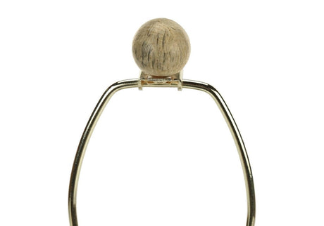 Contemporary Brown Resin Gourd Table Lamp With Shade - Sleep Galleria