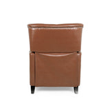 Contemporary Push - Back PU Leather Tufted Recliner Chair - Dreamtide - Omega Lifestyles