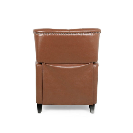 Contemporary Push - Back PU Leather Tufted Recliner Chair - Dreamtide - Omega Lifestyles