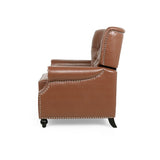 Contemporary Push - Back PU Leather Tufted Recliner Chair - Dreamtide - Omega Lifestyles