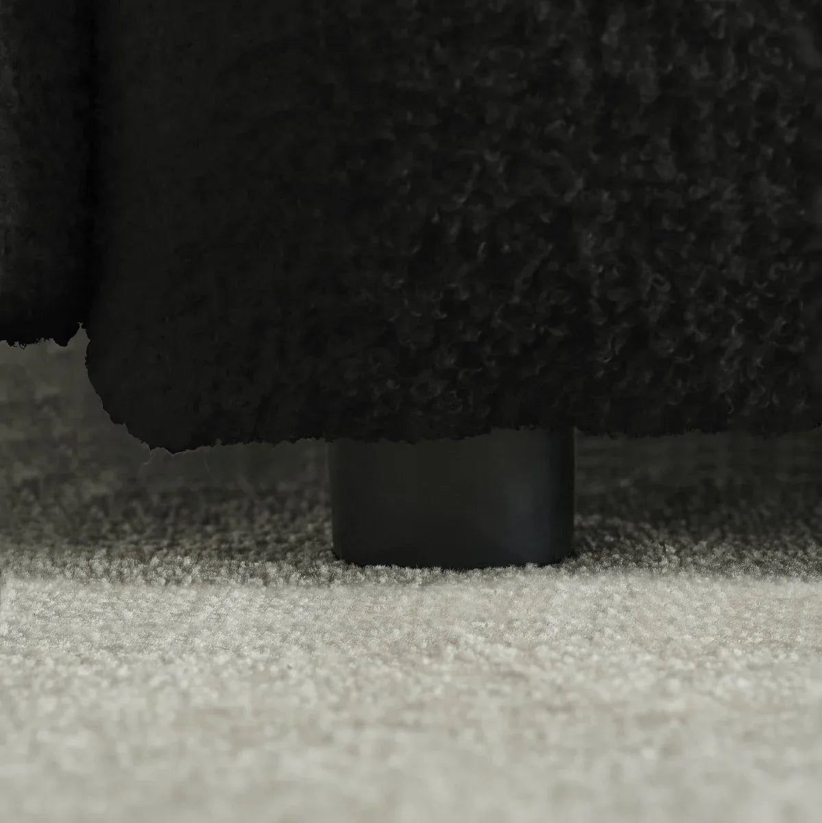 Contemporary Teddy Fabric 3-Seat Soft Sofa - Omega Lifestyles