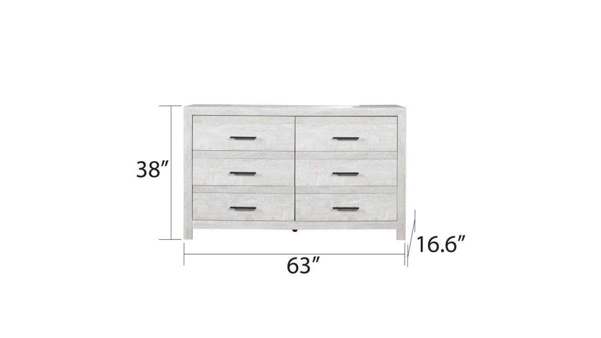 Denver Contemporary 5-Piece Wood Bedroom Set - Sleep Galleria
