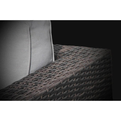 Espresso 2 - Piece Weather - Resistant Rattan Wicker Patio Set - Dreamtide - Omega Lifestyles