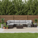 Espresso HDPE Wicker Outdoor Sectional Seating Group - Dreamtide - Omega Lifestyles