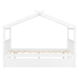 Full Size Solid Wood House Bed With Twin Trundle - Sleep Galleria