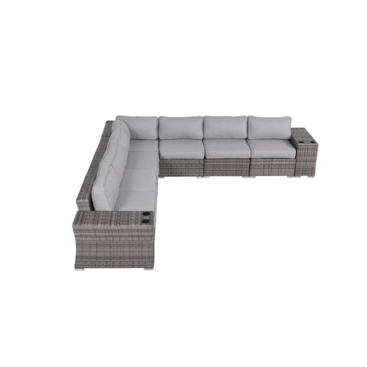 Fully Assembled Weather - Resistant Wicker Outdoor Patio Sofa - Dreamtide - Omega Lifestyles