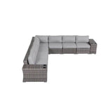 Fully Assembled Weather - Resistant Wicker Outdoor Patio Sofa - Dreamtide - Omega Lifestyles