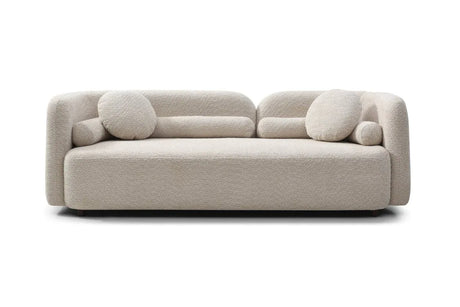 Granular Velvet Medium-Soft Upholstered Modern Couch - Omega Lifestyles