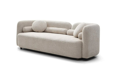 Granular Velvet Medium-Soft Upholstered Modern Couch - Omega Lifestyles