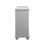 Gray Solid Wood 10 - Drawer Coastal Farmhouse Dresser - Dreamtide - Omega Lifestyles