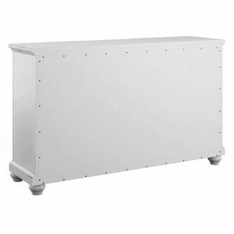 Gray Solid Wood 10 - Drawer Coastal Farmhouse Dresser - Dreamtide - Omega Lifestyles