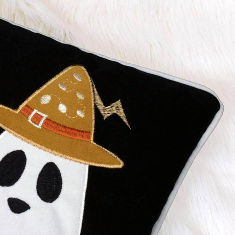 Halloween Ghost Velvet Throw Pillow With Polyester Insert - Dreamtide - Omega Lifestyles