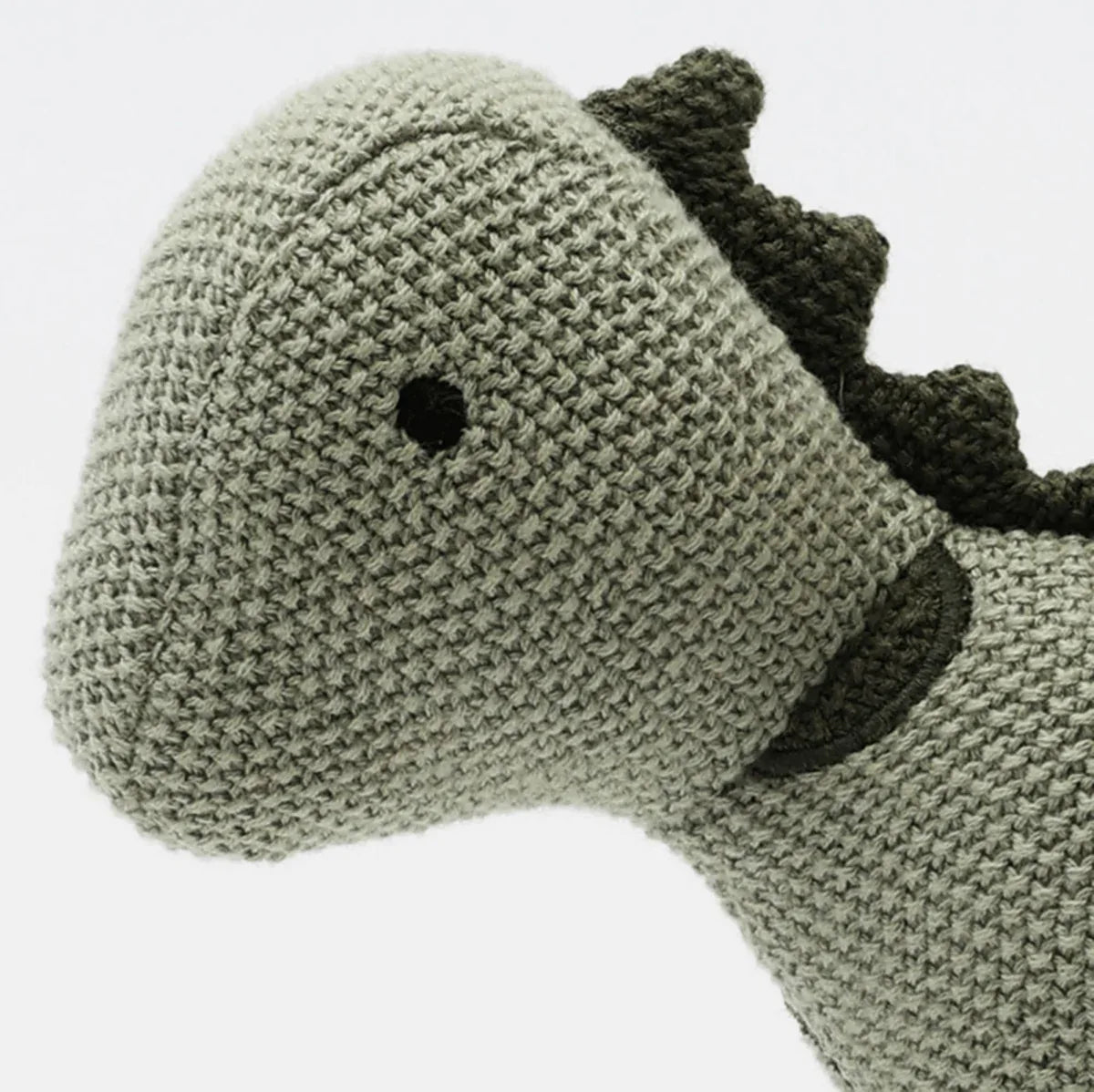 Handmade Dinosaur Plush Toy With Spotted Pattern - Omega Lifestyles